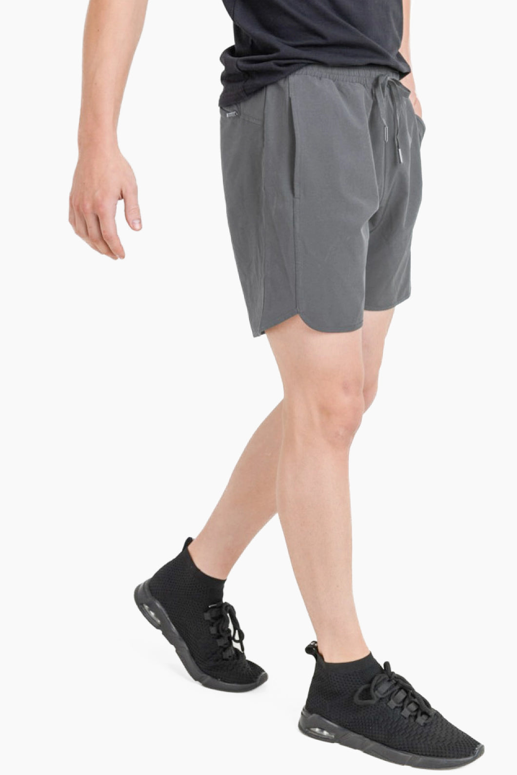 Men's Grey Wave Short Shorts