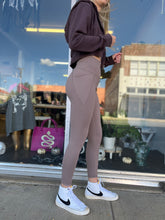 Load image into Gallery viewer, Mono B High Waist Yoga Pant w/ Pockets - Taupe
