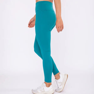 Essential Solid Leggings - Teal