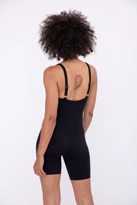 Seamless Sleeveless Shorts Jumpsuit